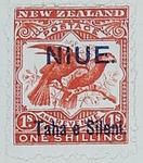 Stamp: New Zealand - Niue One Shilling