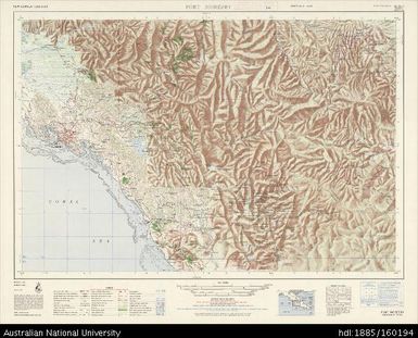 Papua New Guinea, Port Moresby, Series: T504, Sheet SC 55-7, 1970, 1:250 000