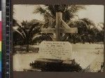 Grave stone of missionary, Beru, Kiribati, 1913-1914