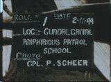 USMC 103870: Amphibious patrol school on Guadalcanal