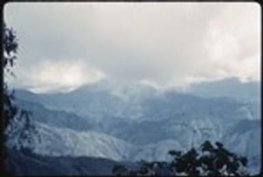 Mount Goblom seen from Kompiai