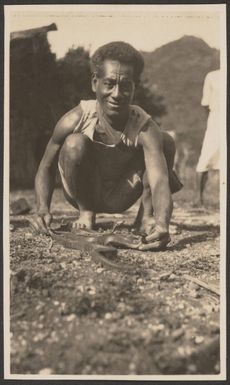 Snakes at Lalati, Beqa Island, May 1929