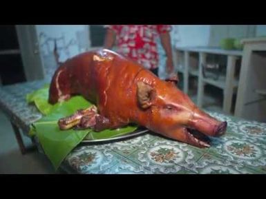 PUAKA TUNU (Pig on a spit)