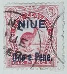 Stamp: New Zealand - Niue Six Pence