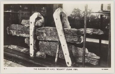 The Rudder of HMS Bounty (sunk 1789), Fiji Museum