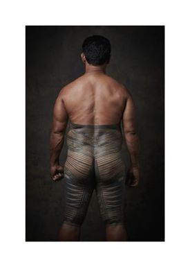 Seve Fata Siaosi Meleisea, tā tatau by Su‘a Sulu‘ape Peter (‘āiga sā Su‘a, Sāmoa)