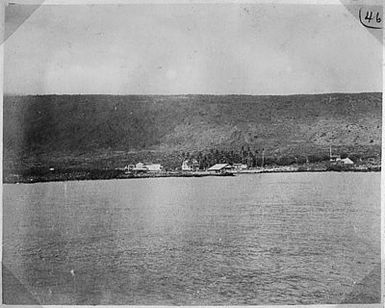 No. 46. Hoopuloa Landing, Hawaii. View looking East (from anchorage).
