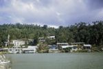 Federated States of Micronesia, waterfront homes on Weno Island in Chuuk State