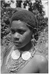 Woman with jewelry and ornaments