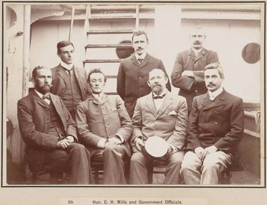 C. H. Mills and Government Officials, 1903