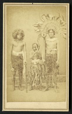 Portrait of Ko Ratu Masi Moa, Ra Bian and Ki Na Bose Yaco