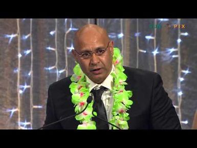 2015 SunPix Pacific Peoples Awards - Buck Stowers Acceptance Speech