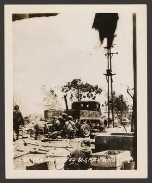 [United States Marines Taking Cover on Saipan]