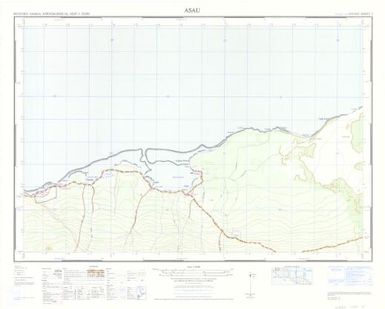Western Samoa topographical map 1:20,000: Asau (Sheet 2)
