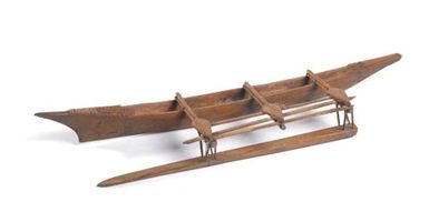 Model paopao (outrigger canoe)