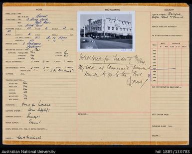 Royal Hotel Lismore card 5 side 2