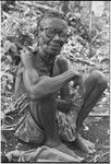 Elderly woman with glasses