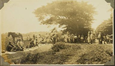 Indian bazaar at Lautoka, Fiji, 1928