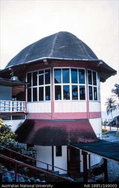 American Samoa - building by the sea