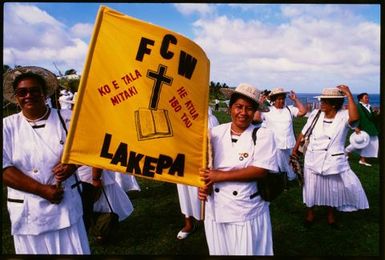 Women's Day parade of villages, Alofi Manse, Niue