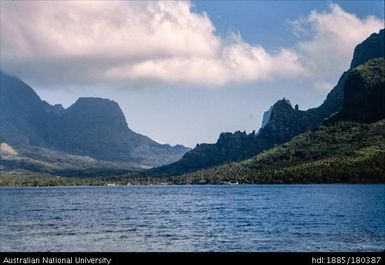 Tahiti - view of island