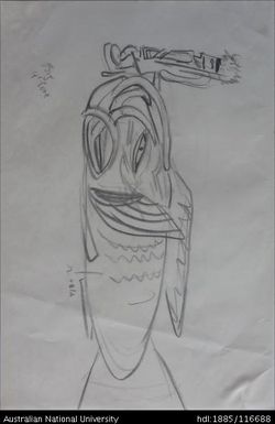 untitled [ceremonial carving] [2]