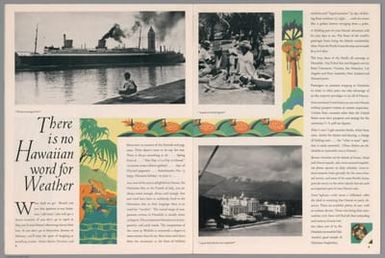 (Text Page) There is no Hawaiian word for Weather.