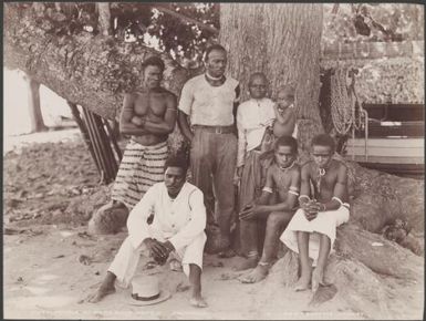 School people of Pago Pago, Savo, Solomon Islands, 1906 / J.W. Beattie