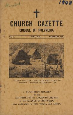 Church Gazette, Polynesia: February 1948