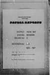 Patrol Reports. Milne Bay District, Baniara, 1925 - 1927