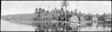 Coastal village, Samoa