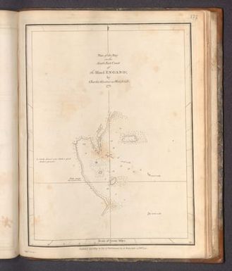 Plan of the Bay on the South East Coast of the Island Engano by Charles Gustavus Wahlfeldt 1771