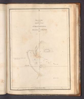 Plan of the Bay on the South East Coast of the Island Engano by Charles Gustavus Wahlfeldt 1771