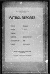 Patrol Reports. Western District, Emeti, 1965 - 1966