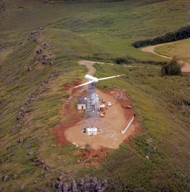 MOD-OA4 WIND TURBINE SITE IN KAHUKU OAHU HAWAII