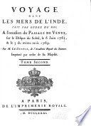 Voyage dans les mers de l'Inde : fait par ordre du roi, à l'occasion du passage de Vénus, sur le disque de soleil, le 6 juin 1761, & le 3 du même mois 1769