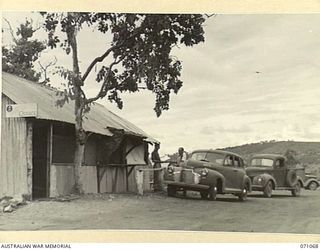 PORT MORESBY, PAPUA, NEW GUINEA. 1944-03-08. THE TRANSPORT OFFICE, HEADQUARTERS, NEW GUINEA FORCE