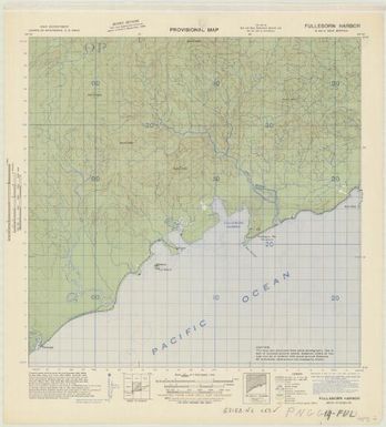 New Britain, provisional map (Fulleborn Harbour)