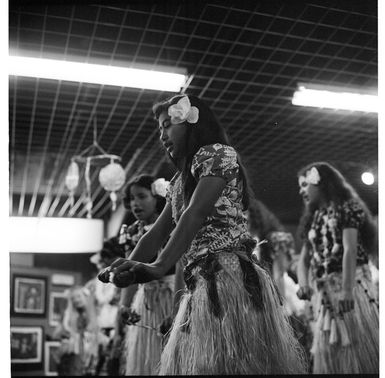 Young performers at a multicultural concert in the Display Centre, Cuba Street, Wellington