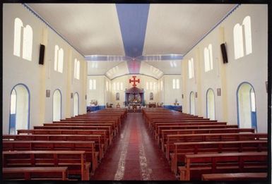 Interior of Agelo Tausi Church, Upolu