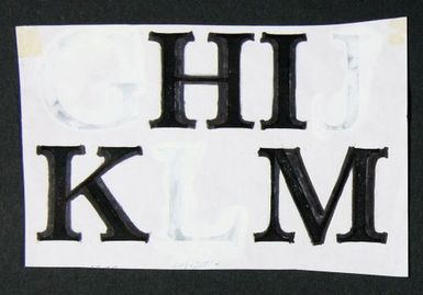 Dominion Post Lettering Designs