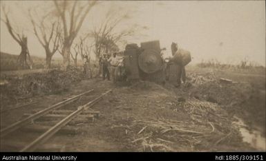 Derailed Passenger Train