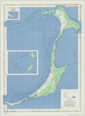 Carte de la Nouvelle Caledonie 150 000: Ouvéa
