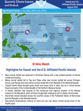 Quarterly climate impacts and outlook El NiÃ±o Watch