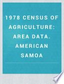 1978 census of agriculture Volume 1 Area data Part 55 American Samoa
