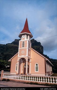 French Polynesia - Temple of Ebene Ezera, Vaitape