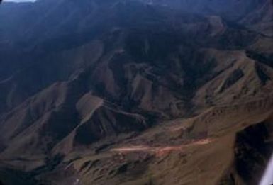 [Aerial view of Mount Piora, Papua New Guinea]