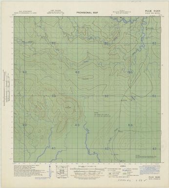 New Britain, provisional map (Pulie River)