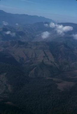 [Aerial view of Mount Piora, Papua New Guinea]