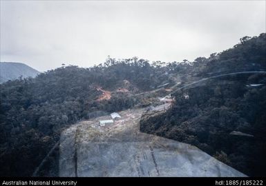 Wahola Camp from SIL helicopter, hired by the Company, after leaving Mwatu Camp, 27 March 1992